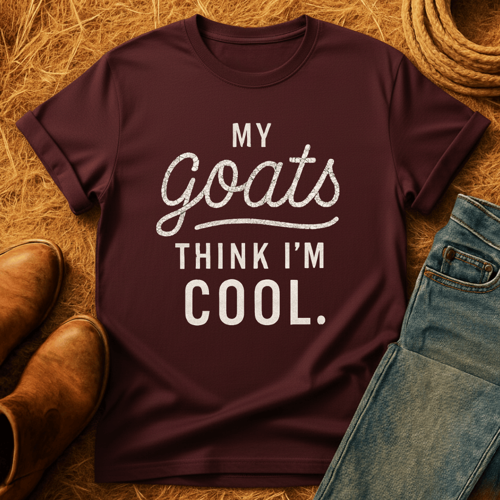 Goats Think I'm Cool T-Shirt