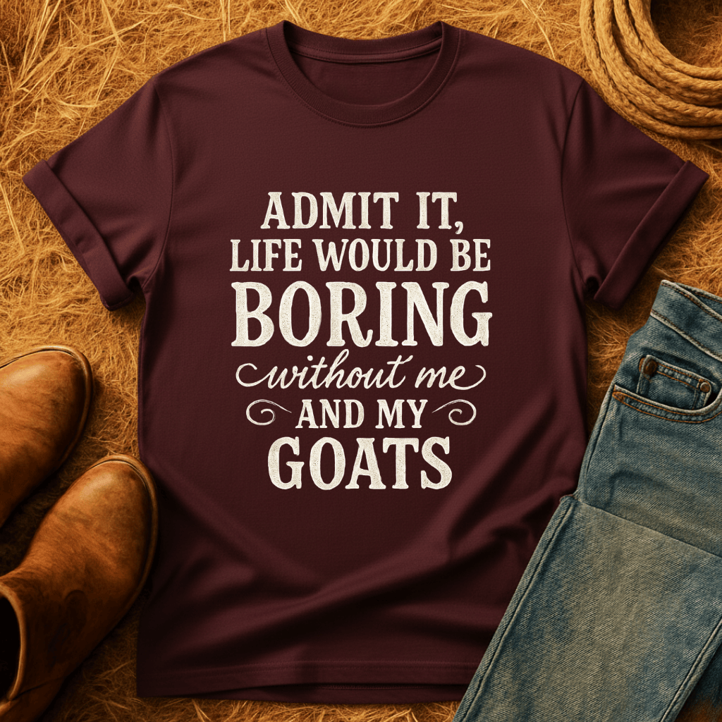 Life's Boring Without Goats T-Shirt