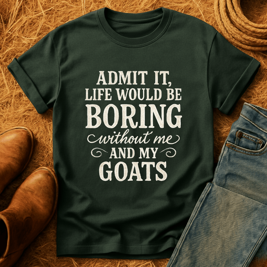 Life's Boring Without Goats T-Shirt