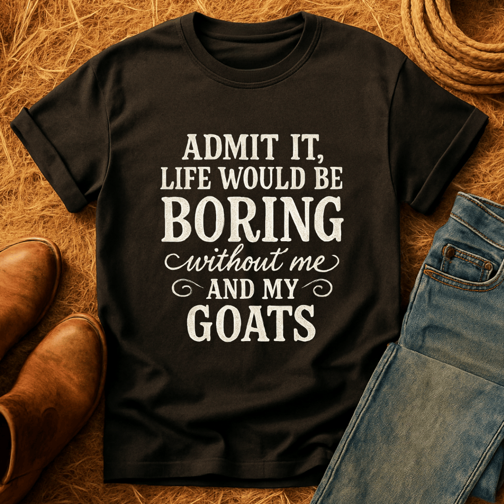 Life's Boring Without Goats T-Shirt