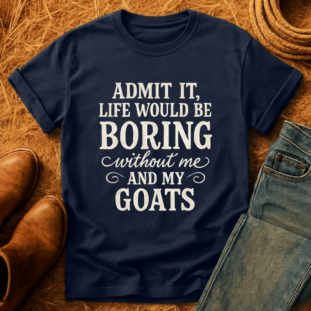 Life's Boring Without Goats T-Shirt