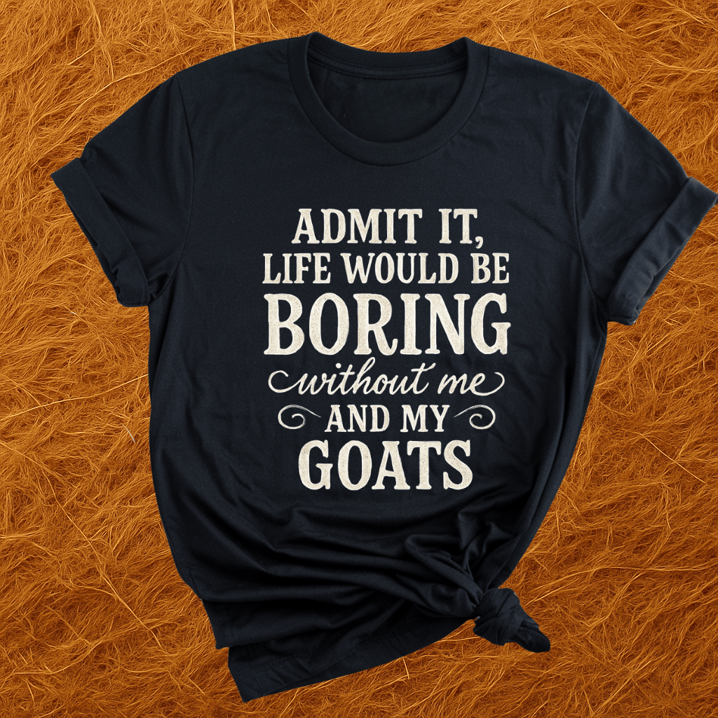 Life's Boring Without Goats T-Shirt