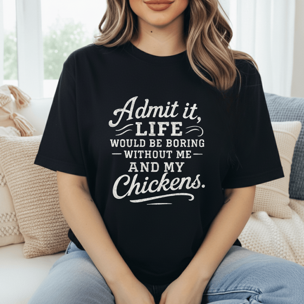 Life's Boring Without Chickens T-Shirt