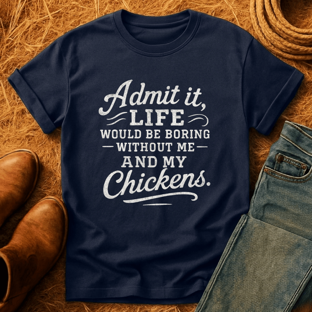 Life's Boring Without Chickens T-Shirt
