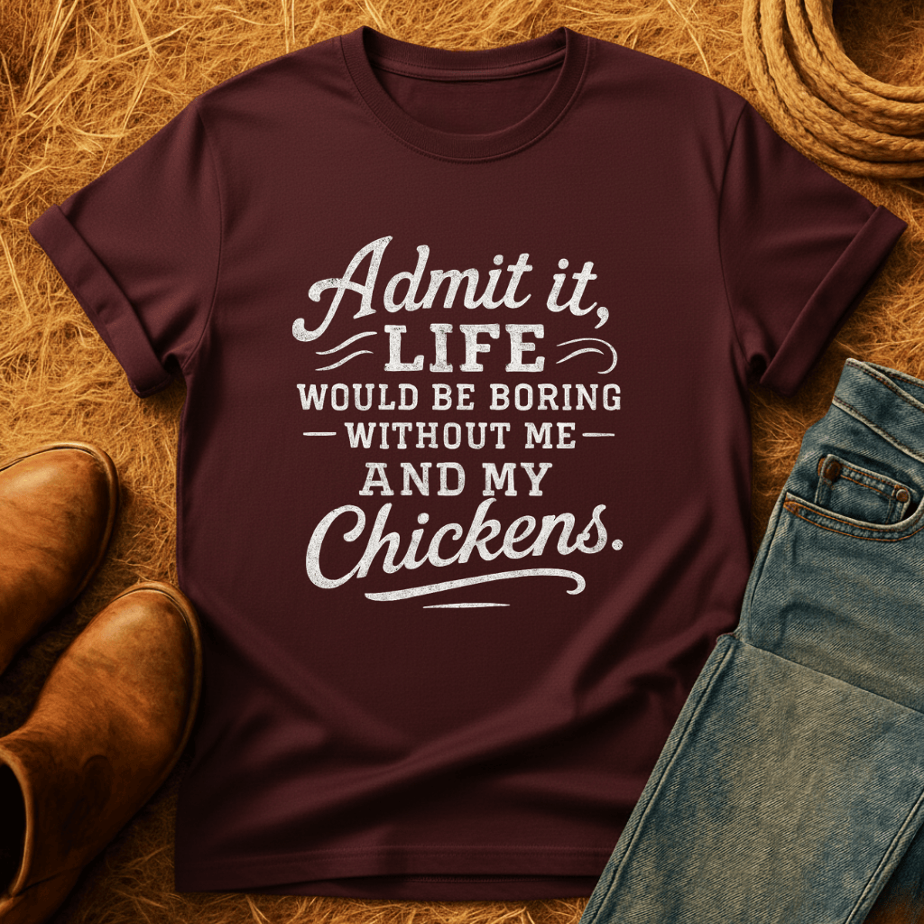 Life's Boring Without Chickens T-Shirt