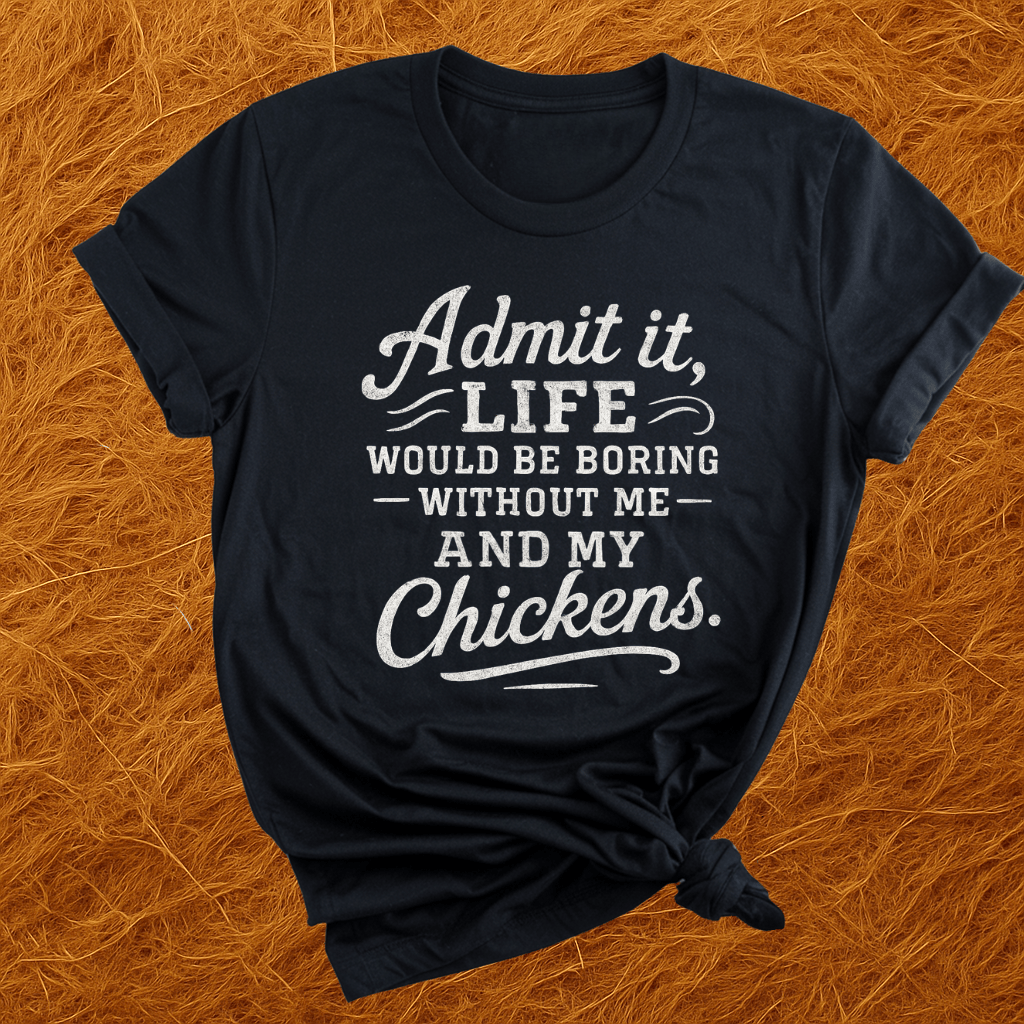Life's Boring Without Chickens T-Shirt