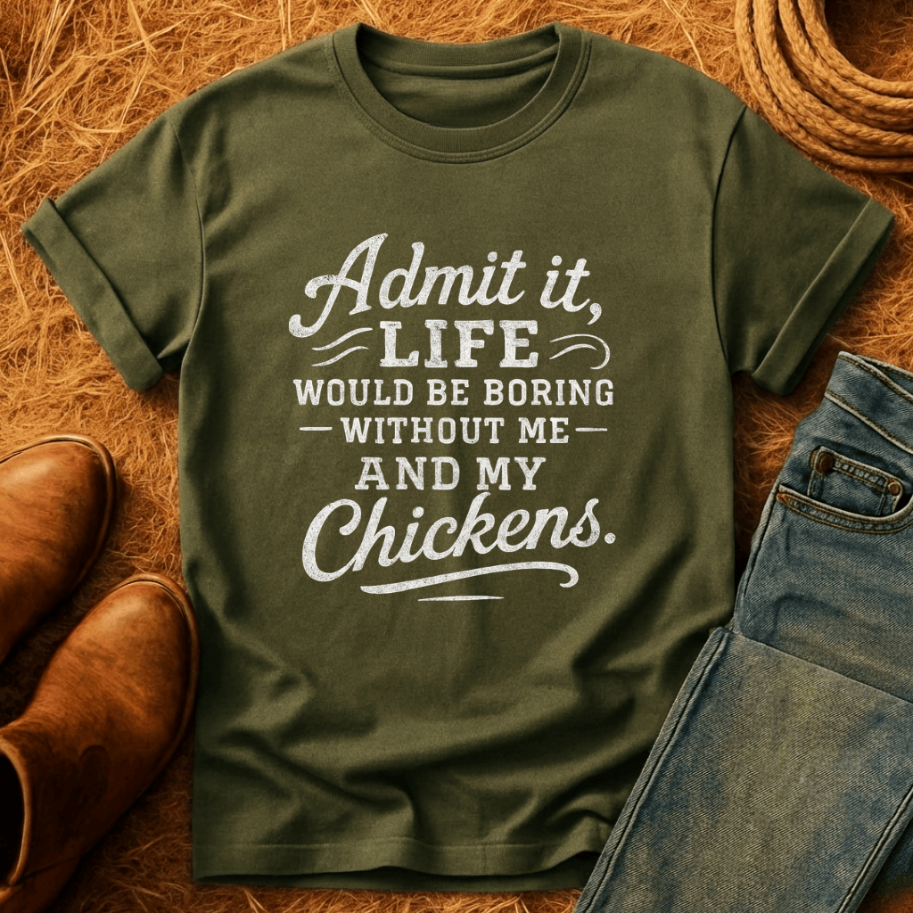 Life's Boring Without Chickens T-Shirt