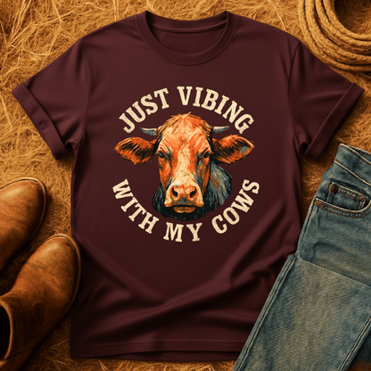 Vibing With My Cows T-Shirt