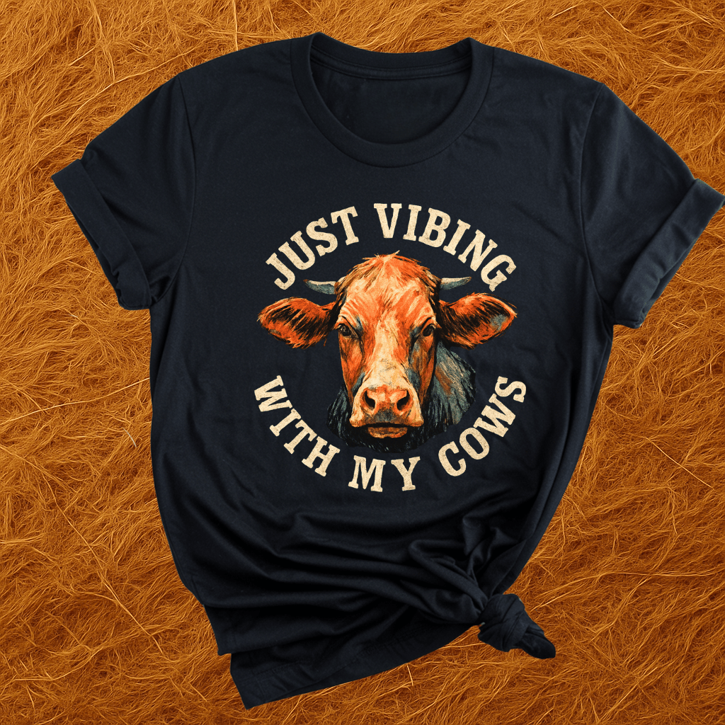 Vibing With My Cows T-Shirt