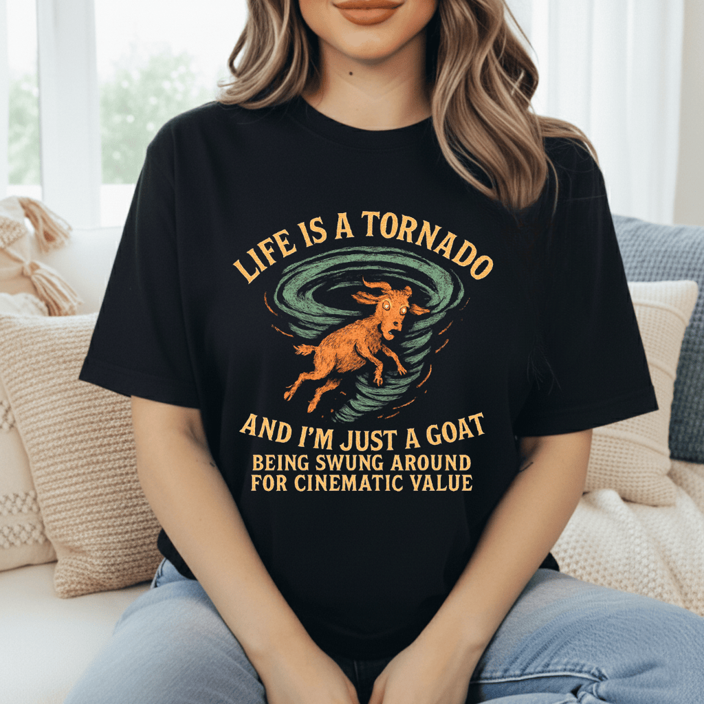 Goat In A Tornado T-Shirt