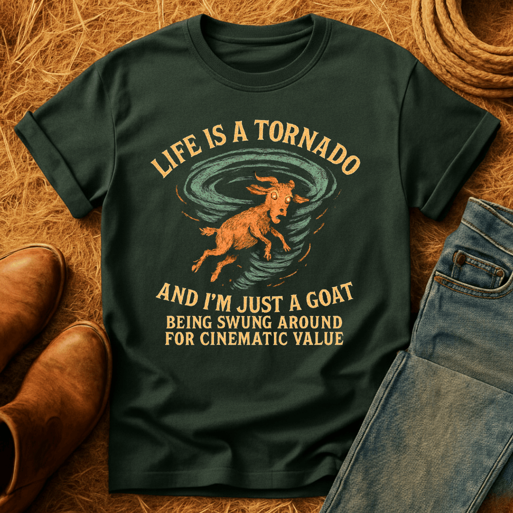 Goat In A Tornado T-Shirt