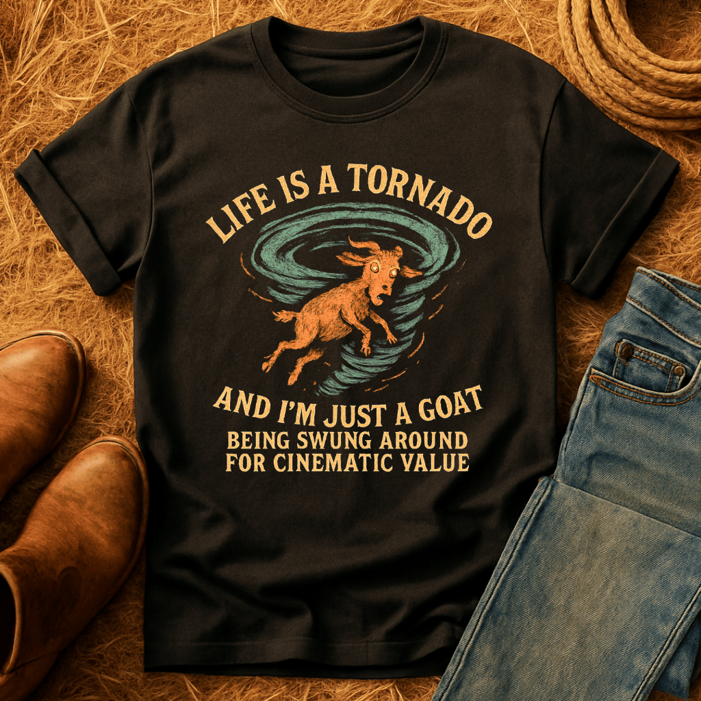 Goat In A Tornado T-Shirt
