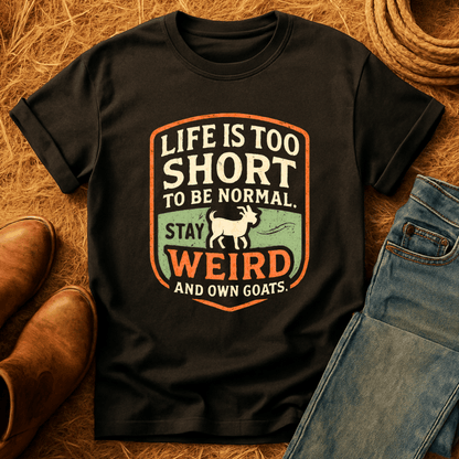 Stay Weird & Own Goats T-Shirt
