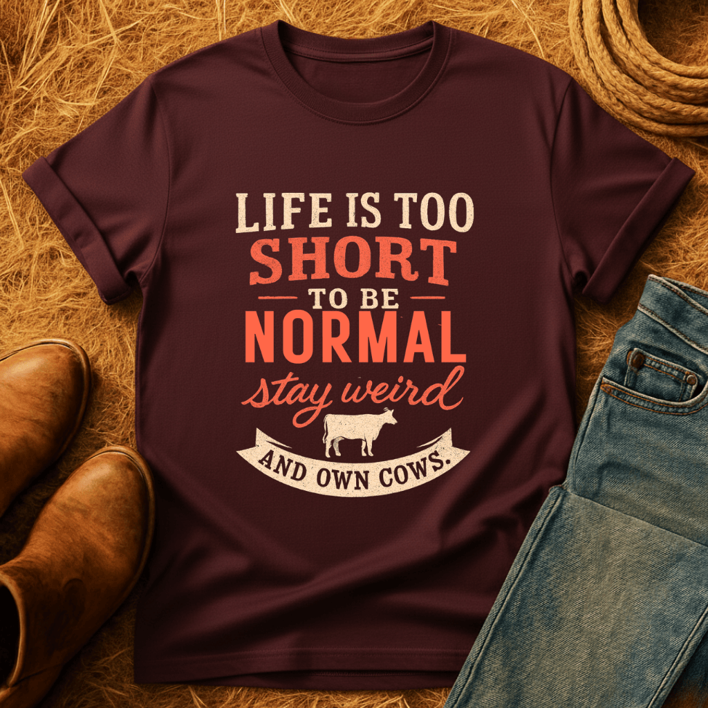 Stay Weird, Own Cows T-Shirt