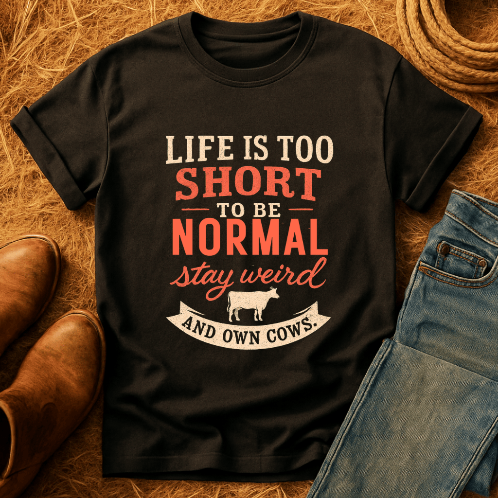 Stay Weird, Own Cows T-Shirt