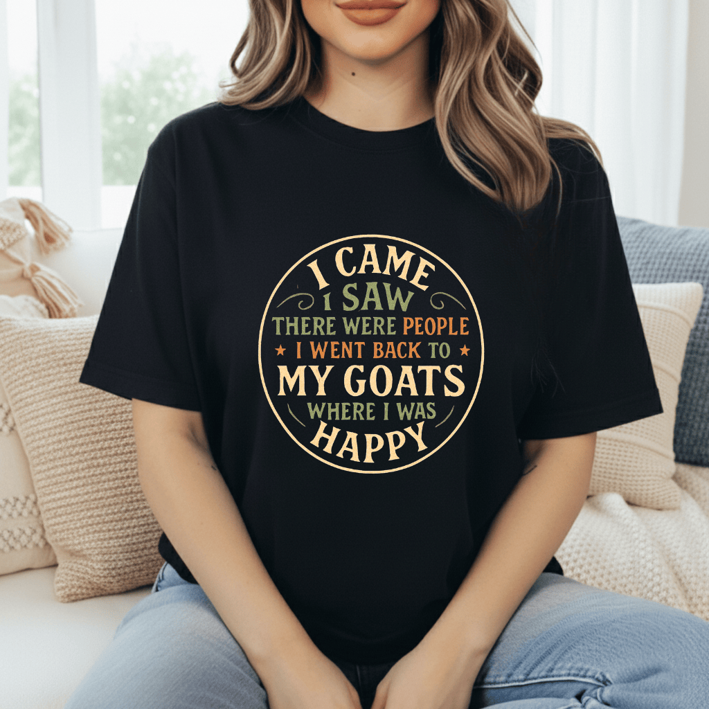 Went Back To My Goats T-Shirt