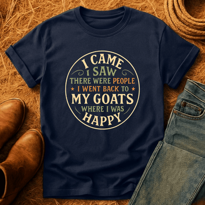 Went Back To My Goats T-Shirt