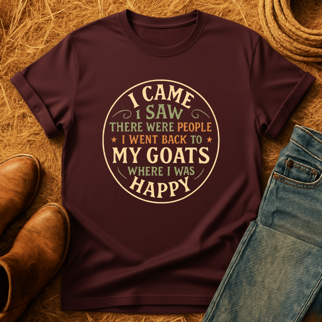 Went Back To My Goats T-Shirt