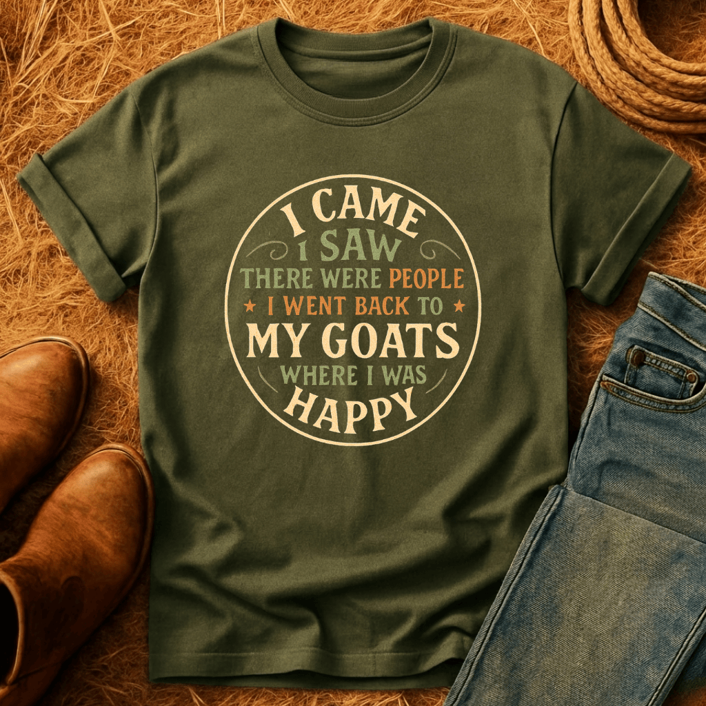 Went Back To My Goats T-Shirt
