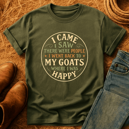 Went Back To My Goats T-Shirt