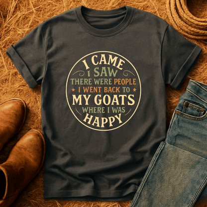 Went Back To My Goats T-Shirt