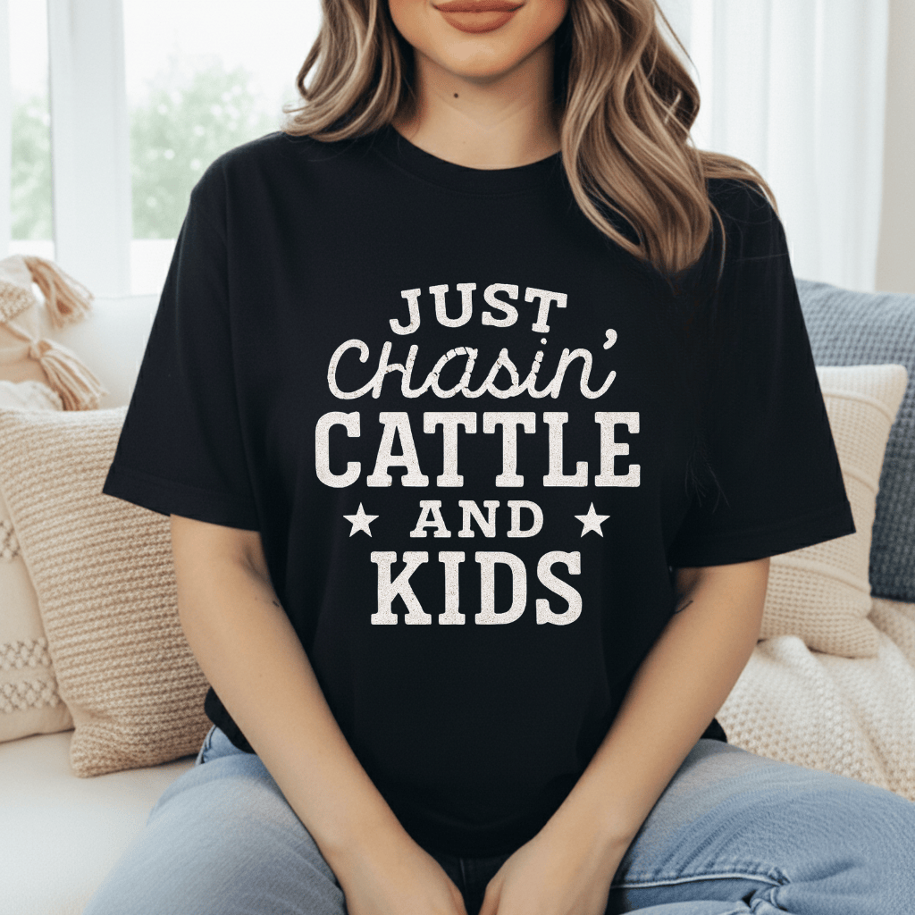 Chasin Cattle & Kids T-Shirt