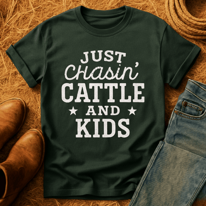 Chasin Cattle & Kids T-Shirt