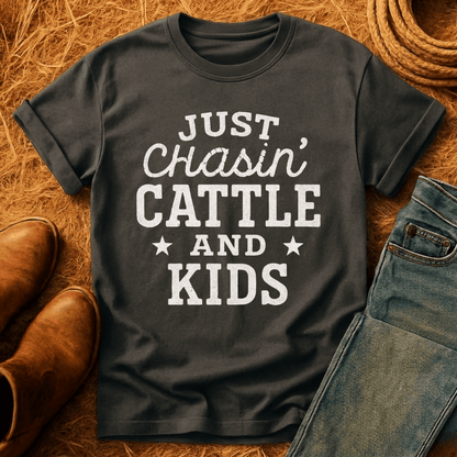 Chasin Cattle & Kids T-Shirt