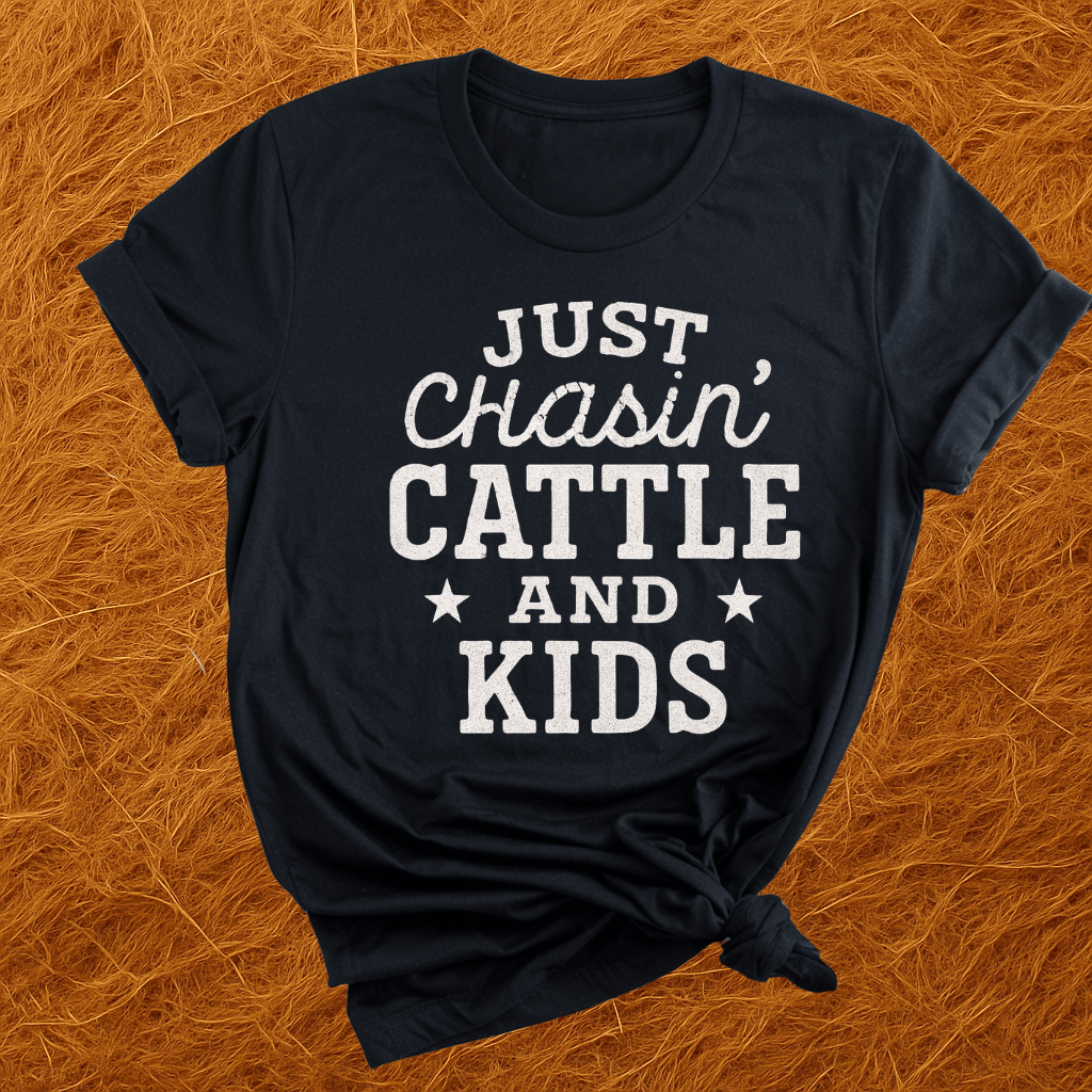 Chasin Cattle & Kids T-Shirt