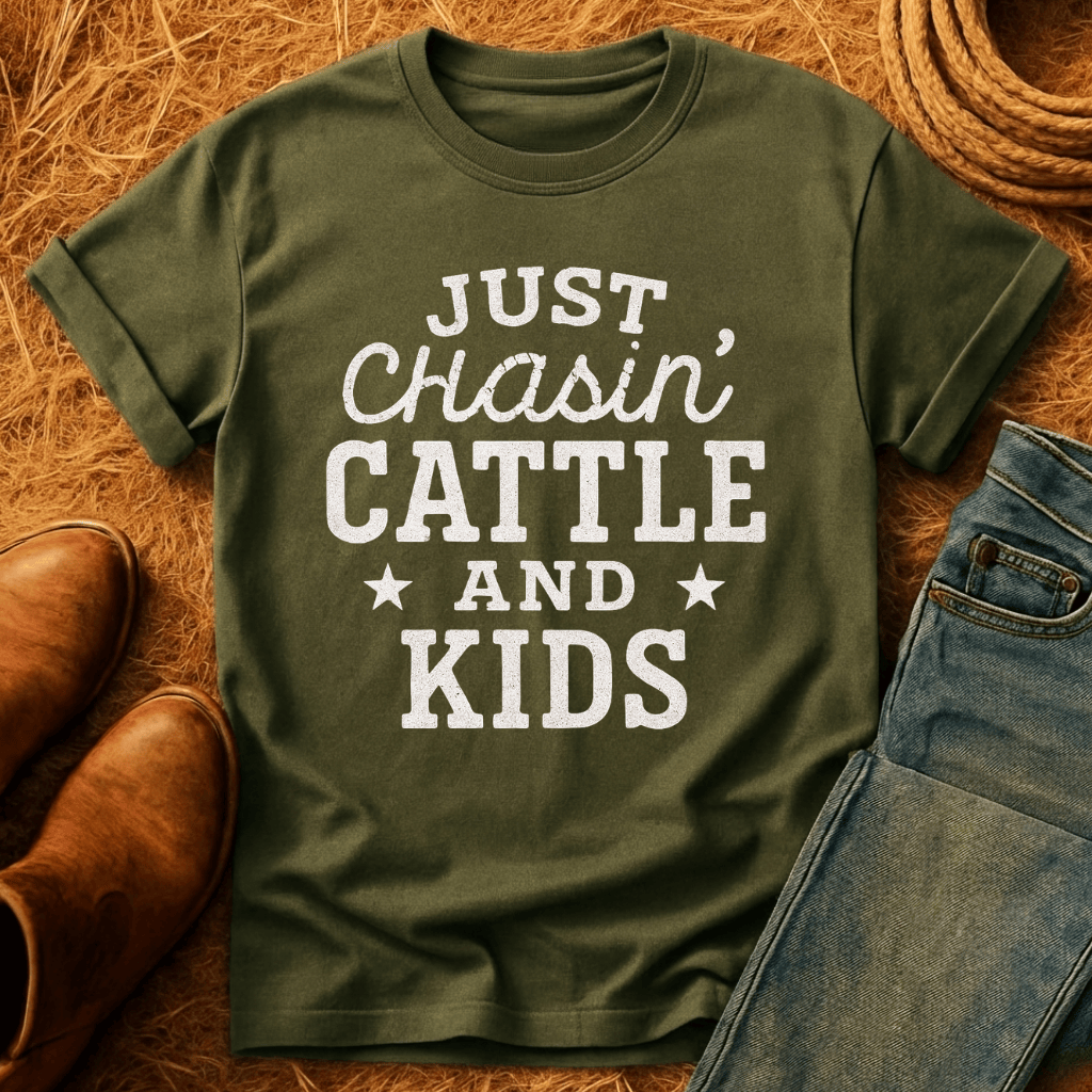 Chasin Cattle & Kids T-Shirt