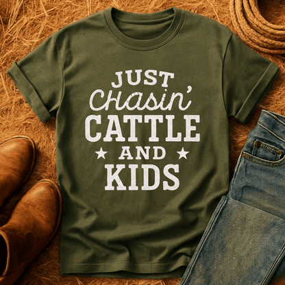 Chasin Cattle & Kids T-Shirt
