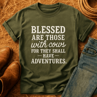 Blessed Are Those With Cows T-Shirt