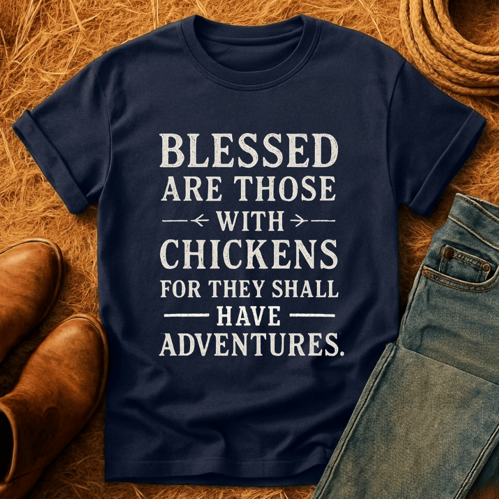 Blessed Are Those With Chickens T-Shirt
