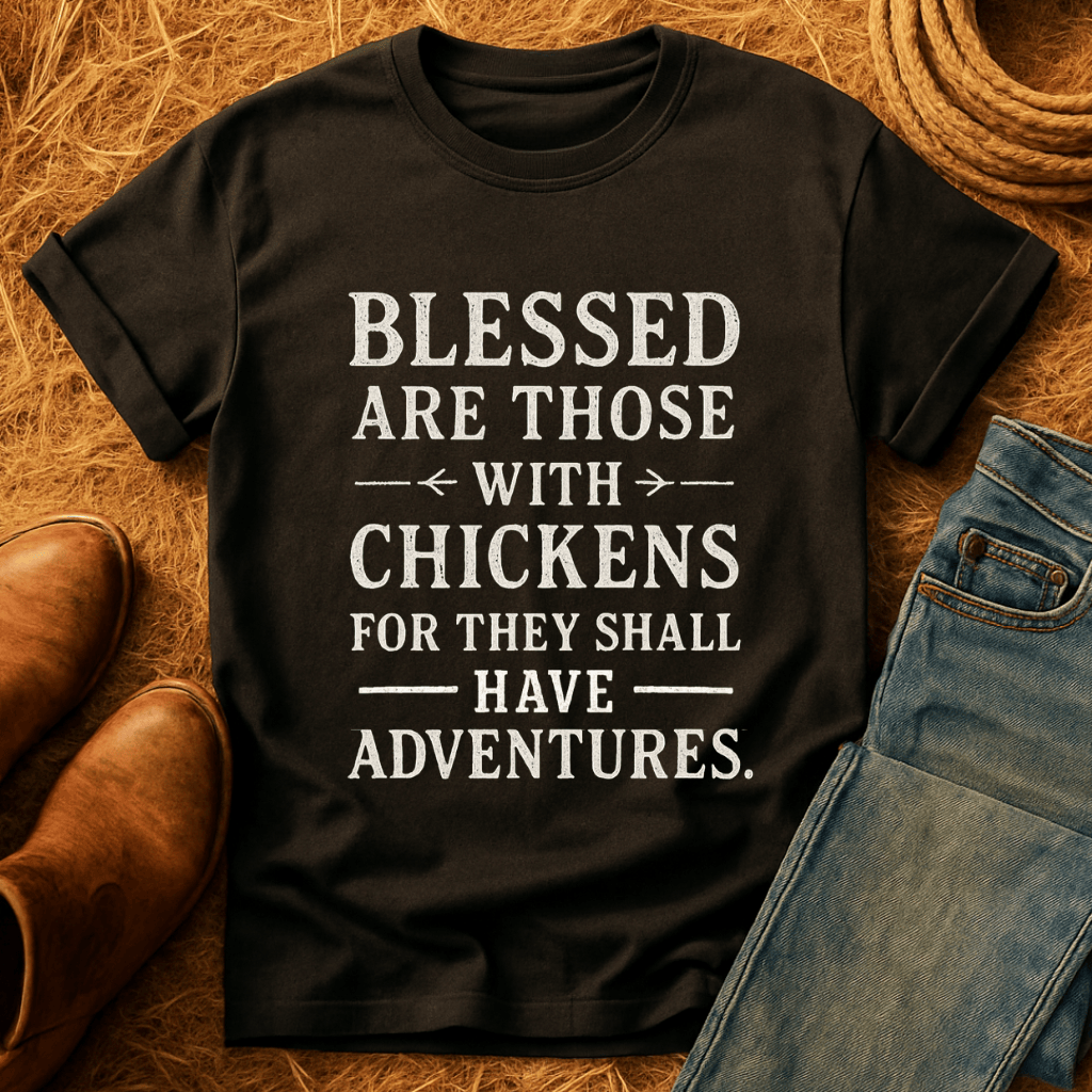 Blessed Are Those With Chickens T-Shirt