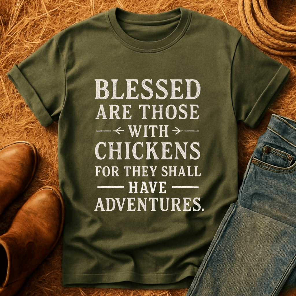Blessed Are Those With Chickens T-Shirt