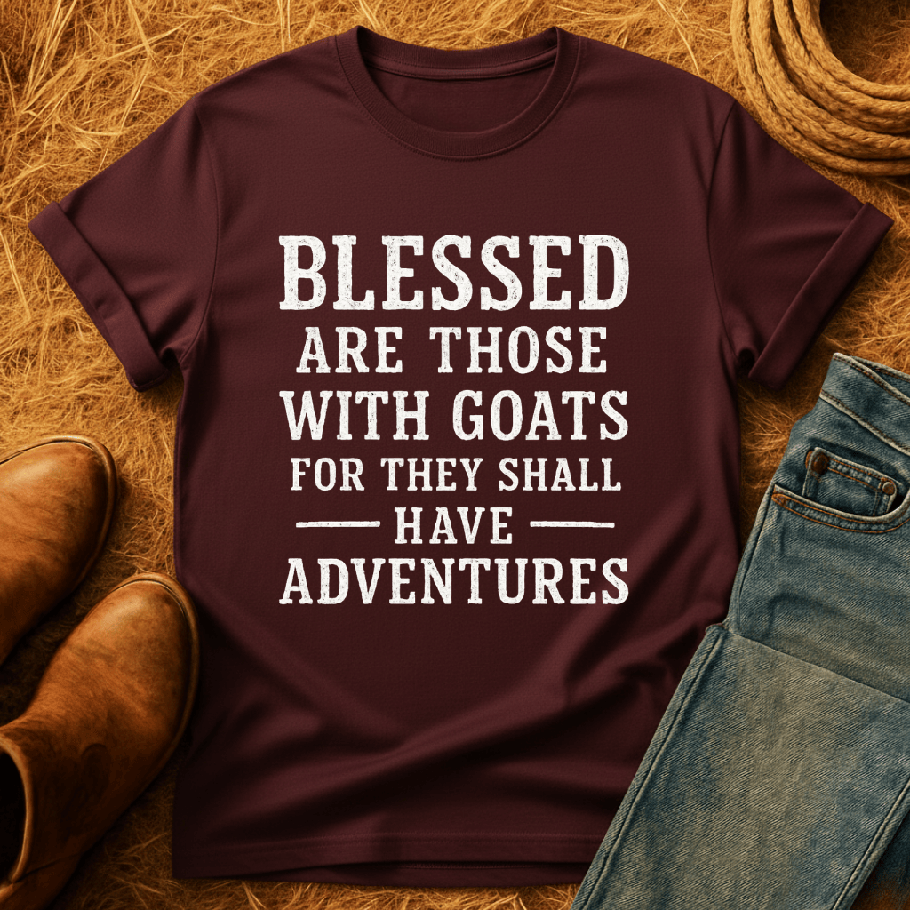 Blessed Are Those With Goats T-Shirt