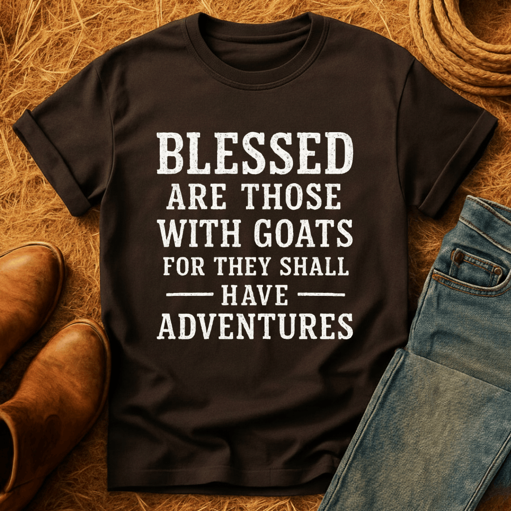 Blessed Are Those With Goats T-Shirt