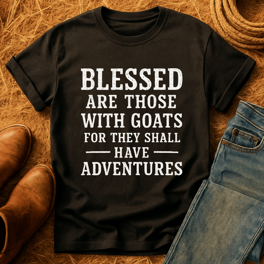 Blessed Are Those With Goats T-Shirt