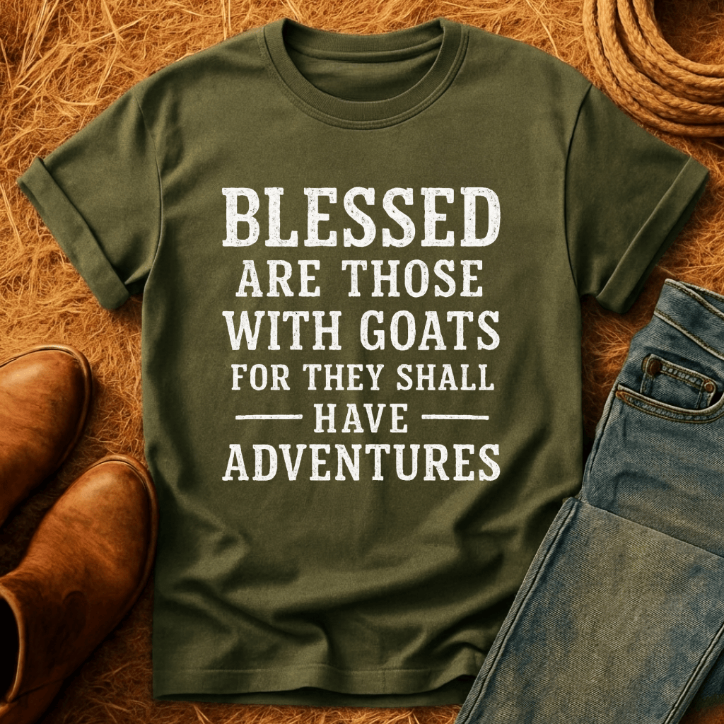 Blessed Are Those With Goats T-Shirt