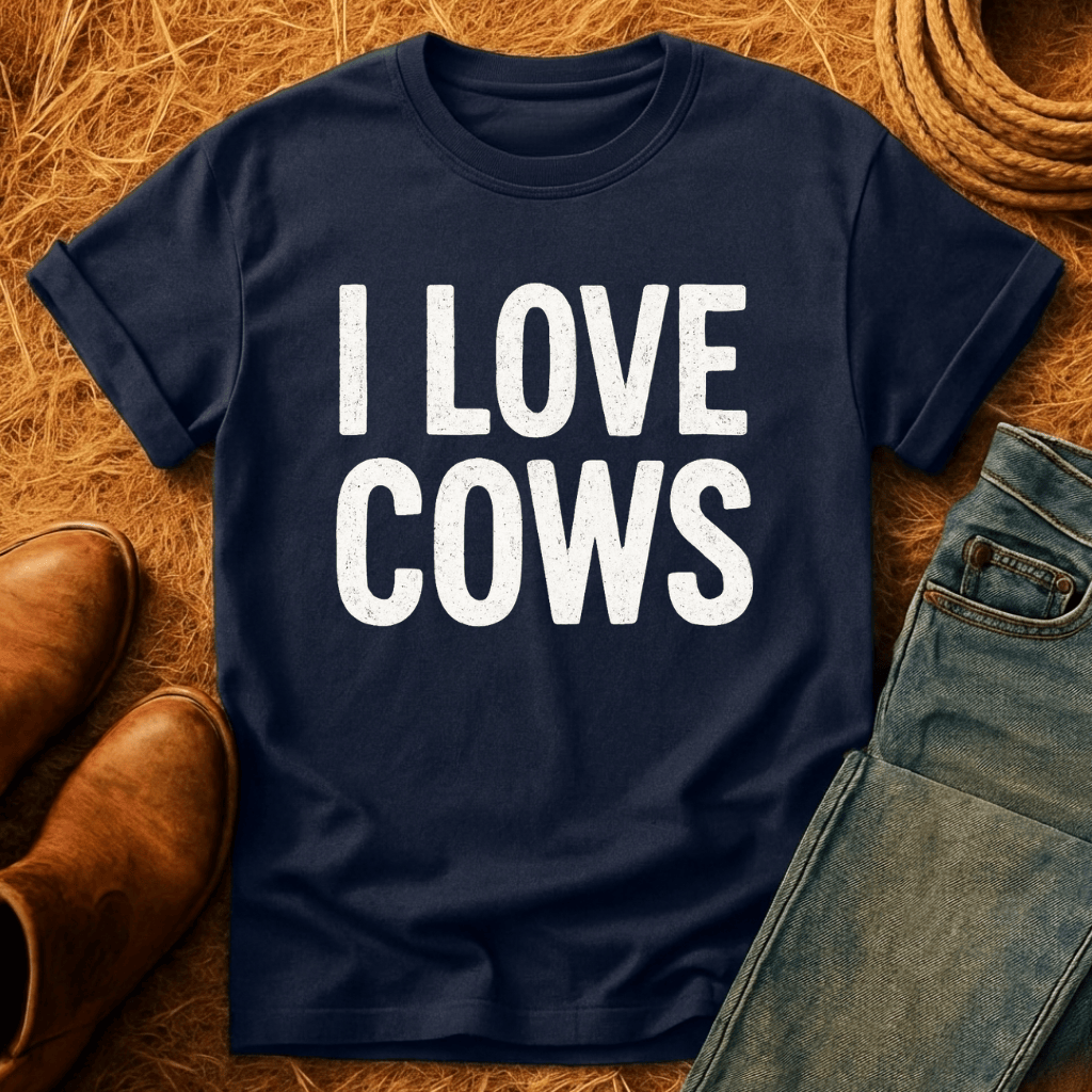 I Love Cows T-Shirt