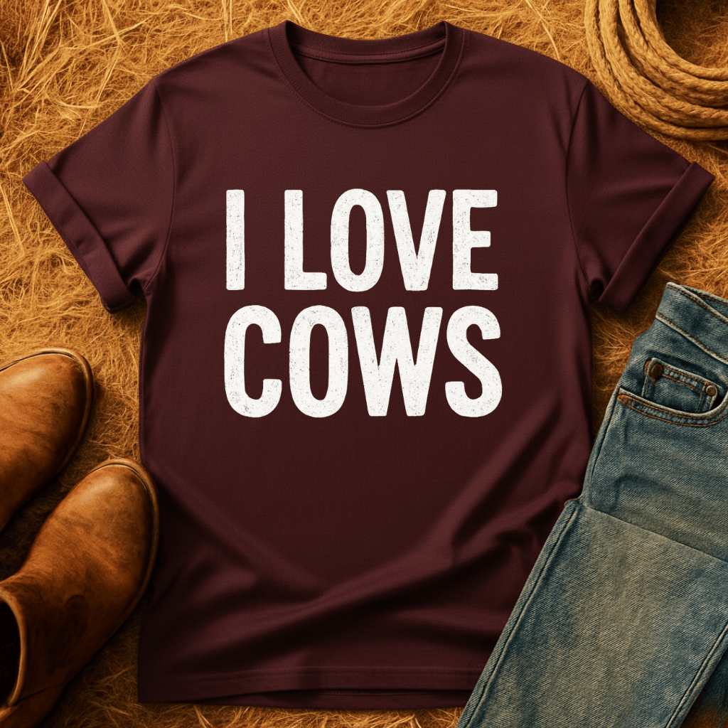 I Love Cows T-Shirt