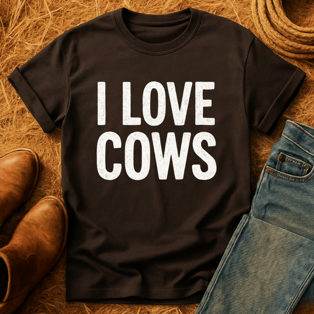 I Love Cows T-Shirt