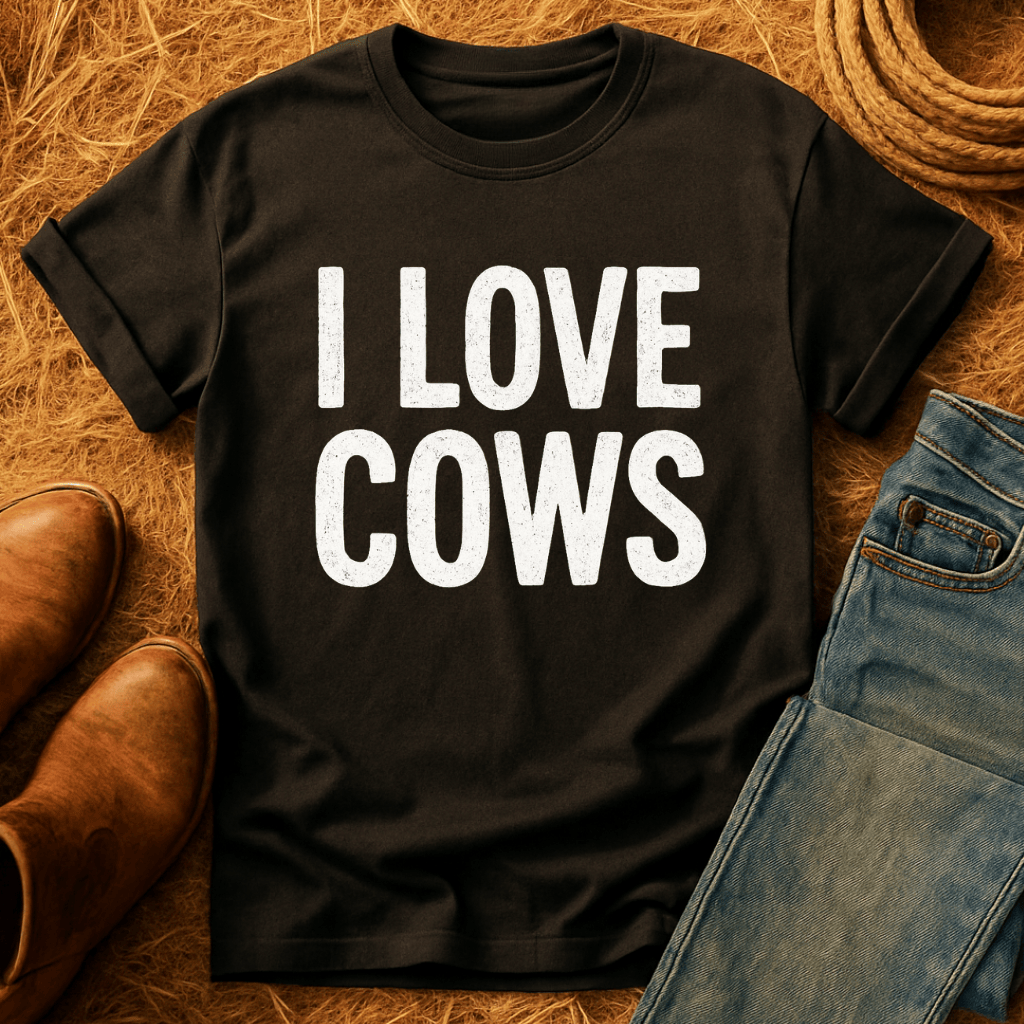 I Love Cows T-Shirt