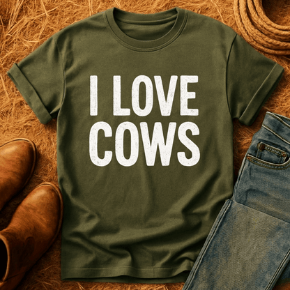 I Love Cows T-Shirt
