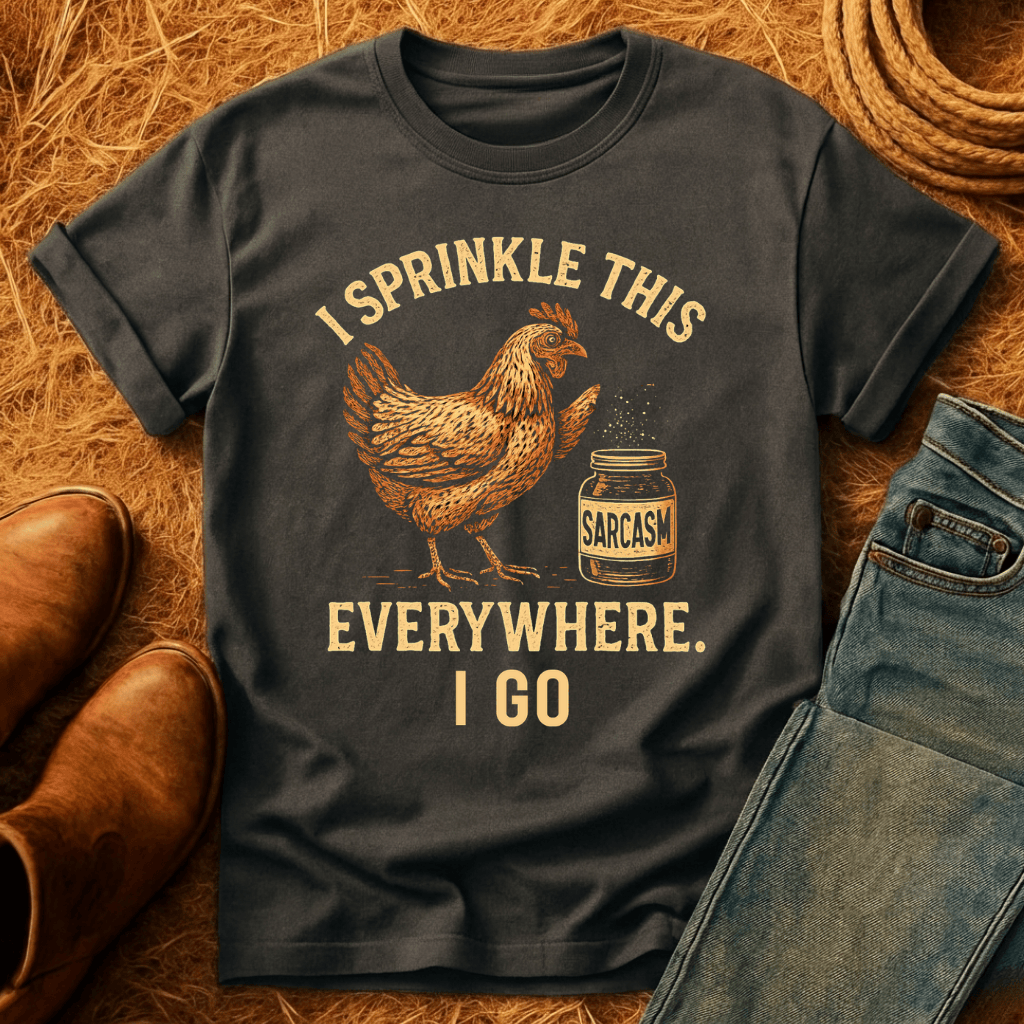 Chicken: Sprinkle Sarcasm Everywhere T-Shirt