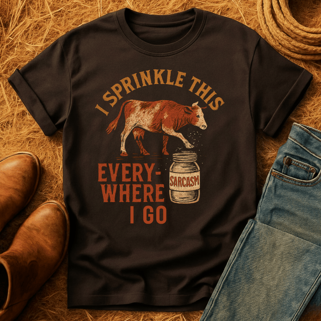 Cows: Sprinkle Sarcasm Everywhere T-Shirt