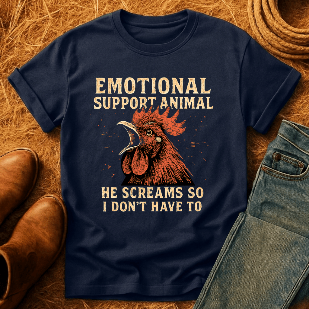 Emotional Support Chicken T-Shirt