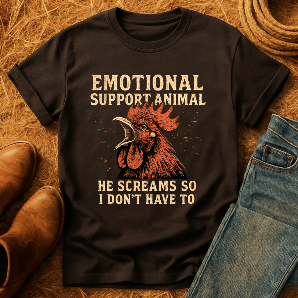 Emotional Support Chicken T-Shirt