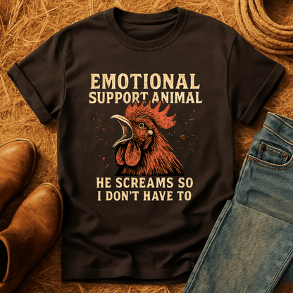 Emotional Support Chicken T-Shirt