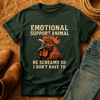 Emotional Support Chicken T-Shirt